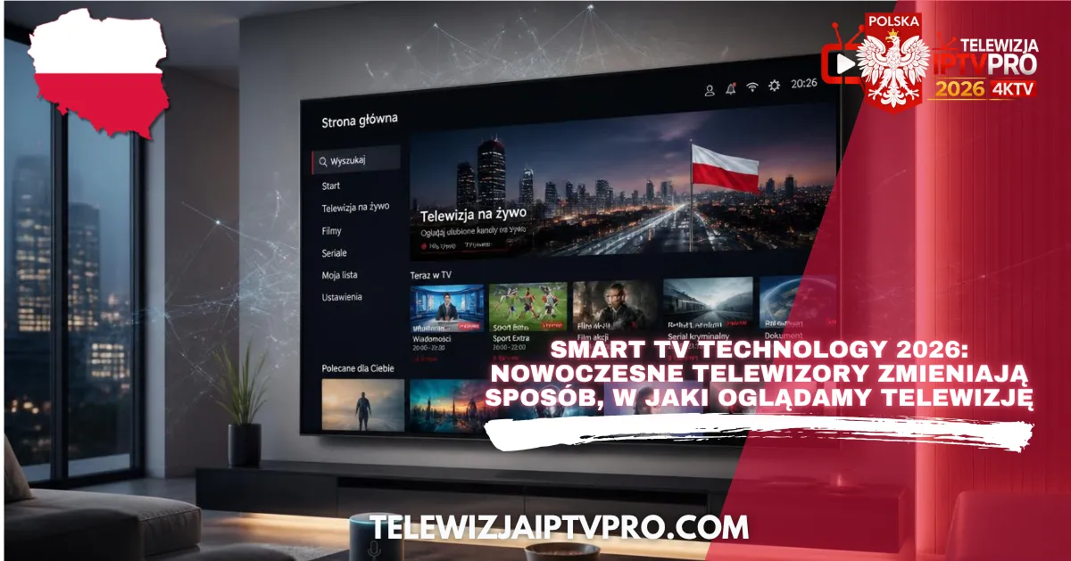 Smart TV Technology 2026: Nowoczesne telewizory zmieniają sposób, w jaki oglądamy telewizję